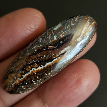 Natural Boulder Opal Cabochon. Size- approx. 45x16mm